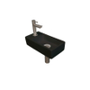 INK Versus Fonteinpack - Porselein - links fonteinkraan - designsifon - afvoerplug - incl bevestiging SW450919