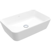 Villeroy & Boch Architectura vasque à poser 60x40,5x15,5cm - Rectangulaire avec trop-plein Blanc Alpin brillant Ceramic+ SW762344