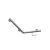 Crosswater Handgreep met WC-rolhouder - schuin - 71.9x33.2cm - hoogglans chroom SW1176289