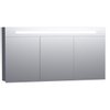 Saniclass Double Face spiegelkast 140x70x15cm 3 deuren met LED verlichting grijs SW84358 Saniclass Double Face spiegelkast 140x70x15cm 3 deuren met LED verlichting grijs SW84358