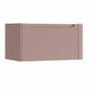 H&R Badmeubelen Juice Wastafelonderkast - 80x45x40cm - rechterhoek afgerond - 1 lade - geïntegreerde greep - strawberry SW1259600