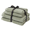 Aquanova Rio - Lot de serviettes - COTON GOTS - 2x 50x100 + 2x 67x130 cm - Thym (vert) SW1108669
