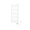 Plieger Elba Electrical Elektrische Designradiator - 146.2x50cm - met thermostaat - 700w - wit SW1221754