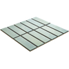 The Mosaic Factory Barcelona - Carrelage mosaïque - 30x30cm - carrelage mural - Rectangulaire - porcelaine - Turquoise brillant SW955686