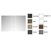 Sanicare qlassics armoire de toilette 80x60x15cm avec 2 portes miroir double face anthracite SW17908 Sanicare qlassics armoire de toilette 80x60x15cm avec 2 portes miroir double face anthracite SW17908