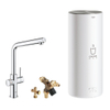 Grohe Red Keukenkraan - hoog - 3 in 1 - l uitloop - l size boiler - chroom SW108064