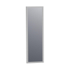 Miroir BRAUER Onyx - 25x80cm - rectangulaire - cadre en aluminium brossé SW353737
