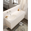 MONDIAZ VICA 120cm badmeubel linen 4 lades wastafel moon links zonder kraangat SW410994 MONDIAZ VICA 120cm badmeubel linen 4 lades wastafel moon links zonder kraangat SW410994