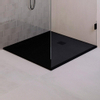 BRAUER Asteroid Douchebak 100x120 incl. antislip en antibacterieel mineraalmarmer mat zwart SW543414