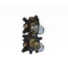 Hotbath Overige Inbouwdeel - voor inbouwthermostaat - 3 push buttons - zwart SW1118047