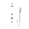 Hotbath Cobber IBS20 Regendoucheset - inbouw - 15cm plafondarm - 20cm ronde hoofddouche - 3 standen handdouche - glijstang - hoogglans chroom SW440514