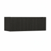 H&R Badmeubelen Juice Wastafelonderkast - 120x45x40cm - rechterhoek afgerond - 3D-front - 1 lade - geïntegreerde greep - basalt SW1259919