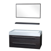 Differnz Force1000 set de meuble de salle de bain 100x49x48cm MDF 2 trous pour robinet avec miroir Chêne/Gris SW21877 Differnz Force1000 set de meuble de salle de bain 100x49x48cm MDF 2 trous pour robinet avec miroir Chêne/Gris SW21877