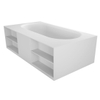 Riho Burgos Vrijstaand bad 180x102x54cm Solid Surface mat wit SW421559 Riho Burgos Vrijstaand bad 180x102x54cm Solid Surface mat wit SW421559
