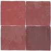 Ceralto Dorsena Large Wandtegel - 10x10cm - 9.6mm - Bordeaux SW852878