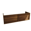 Saniclass Holz Frame Meuble de salle de bains bas - 140x45x40cm - 2 tiroirs - Noyer pure SW1420777