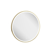Crosswater Infinity spiegel – Ø70 cm – directe LED rondom – Messing geborsteld (goud) SW1026402