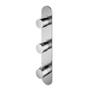 Hotbath Buddy thermostaat inbouw met 2 stopkranen verticaal chroom SW11296 Hotbath Buddy thermostaat inbouw met 2 stopkranen verticaal chroom SW11296