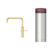 Quooker Fusion Square kokendwaterkraan - draaibare uitloop - PRO3 reservoir - Warm / kokend water - Verguld Glans (Goud) SW299644