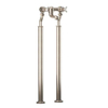 Crosswater Belgravia Pieds de robinet de baignoire - sur pied - nickel brossé (inox) SW1176312
