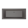 Xenz Society Baignoire duo - 180x80x53 - bonde Centrale - acrylique - anthracite SW103069