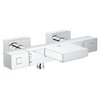 Grohe Cube badkraan thermostatisch met omstel en koppelingen chroom 0442352 Grohe Cube badkraan thermostatisch met omstel en koppelingen chroom 0442352