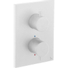 Crosswater MPRO Mitigeur baignoire encastrable Crossbox thermostatique 2 sorties vertical sans partie encastrable blanc mat SW487408 Crosswater MPRO Mitigeur baignoire encastrable Crossbox thermostatique 2 sorties vertical sans partie encastrable blanc mat SW487408