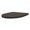 QeramiQ Élan Abattant de toilettes - fermeture amortie - déclipsable - slim - caffè mat (brun) SW1467743