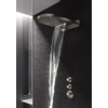 Hotbath Mate hoofddouche afgerond met cascade 26x55.5cm nikkel geborsteld SW12575 Hotbath Mate hoofddouche afgerond met cascade 26x55.5cm nikkel geborsteld SW12575