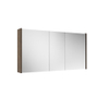 Saniclass Prime Spiegelkast - 120x63x16cm - inclusief zijpanelen - noten (hout) SW815287