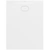 Villeroy & Boch Ecora douchebak - 120x90x3.5cm - afvoer korte zijde - stone white (wit) SW1558892