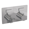 BRAUER Chrome Edition Inbouwthermostaat - 2 functies - inclusief inbouwdeel - drukknoppen - chroom SW925524