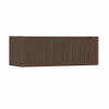 H&R Badmeubelen Juice Wastafelonderkast - 120x45x40cm - rechterhoek afgerond - 1 lade - geïntegreerde greep - coffee SW1489785