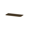 INK Concept R Wastafelblad - 100x45x1.7cm - tbv afgeronde onderkast - MFC - Shadow veneer SW1406146