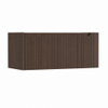 H&R Badmeubelen Juice Meuble sous vasque - 100x45x40cm - angle droit arrondi - 1 tiroir - poignée intégrée - coffee SW1489084