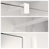 Fortifura Galeria ensemble profil 200cm + barre de stabilisation 120cm blanc mat SW968235