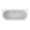 Xenz Charley XS 165x75x58 edelweiss. sleuf overloop. waste inox SW381618 Xenz Charley XS 165x75x58 edelweiss. sleuf overloop. waste inox SW381618