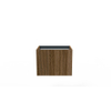 Arcqua Ridge Meuble sous lavabo - 60x45.5x45cm - 1 tiroir - push to open - MDF plaqué - chêne café SW909455