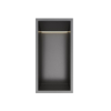 Hotbath &MORE Inbouwbox of inbouwnis - 30x15x10 - met LED - IP44 - PVD - geborsteld gunmetal (antraciet) SW1246540