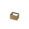 INK Wastafelonderkast - 60x45x40cm - 1 lade - greeploos - met houten keerlijst - MDF - Natur SW493483