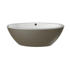 Xenz Britt vrijstaand bad 190x94x60 bicolor wit/klei incl. 7006 badafvoer/vulcombinatie oud koper SW380188 Xenz Britt vrijstaand bad 190x94x60 bicolor wit/klei incl. 7006 badafvoer/vulcombinatie oud koper SW380188