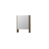 Ink spk3 armoire de toilette avec double porte en miroir, 1 porte avec étagère ouverte et prise de courant/interrupteur SW440355