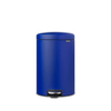 Brabantia NewIcon Poubelle à pédale - 20 litres - seau intérieur en plastique - mineral powerful blue SW1117477