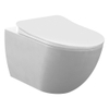 Creavit Design Toilette Suspendu - 35.3x51cm - INOX Douchette Bidet - blanc SW1152729