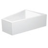 Duravit Paiova bad acryl afgeschuind 170x130x46cm rechts met aangevormd paneel en frame wit 0280233 Duravit Paiova bad acryl afgeschuind 170x130x46cm rechts met aangevormd paneel en frame wit 0280233