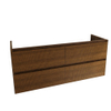Saniclass Atelier Badkameronderkast - 140x45x40cm - 4 lades - Walnut pure SW1420812