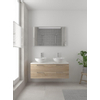 Bruynzeel Combo badmeubelset 120x45cm 2 wasbakken 4 lades met spiegel met softclose ceramic bardolino SW383605 Bruynzeel Combo badmeubelset 120x45cm 2 wasbakken 4 lades met spiegel met softclose ceramic bardolino SW383605