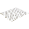 La Mosaic Factory Barcelona carreau mosaïque - 26x30cm - carrelage mural et de sol - Hexagone/Hexagone - Porcelaine Blanc Mat SW62219