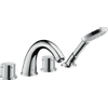 AXOR Starck afbouwdeel 4 gats tegelrandkraan chroom 0455180 AXOR Starck afbouwdeel 4 gats tegelrandkraan chroom 0455180