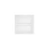 Hotbath &MORE Support de rouleau de papier toilette encastré 16x16x13cm Mat blanc SW1245659